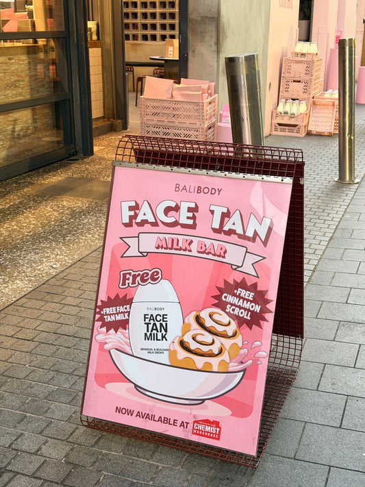 Celebrating the Launch of Face Tan Milk in Sydney with a Milk Bar Takeover