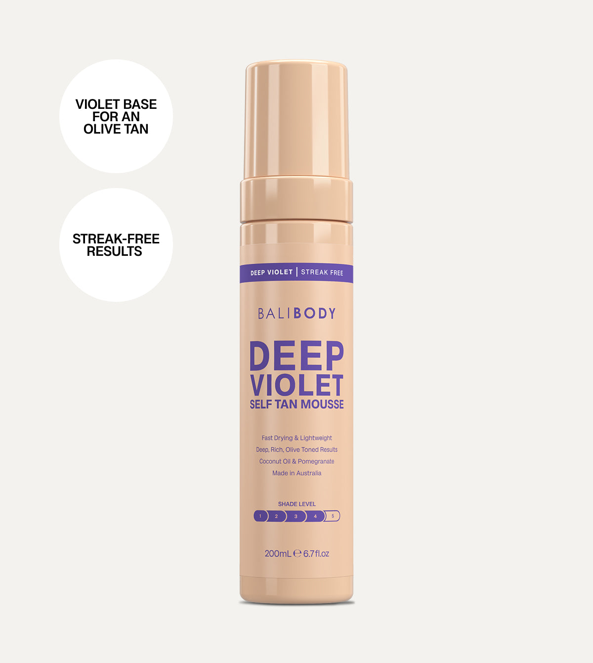 Deep Violet Self Tanning Mousse
